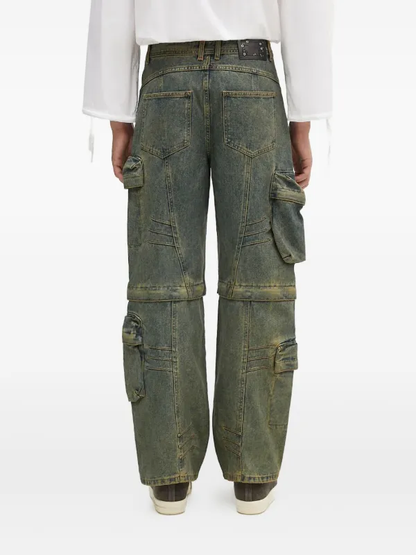 Andersson Bell Cargo Jeans | Green | FARFETCH RO