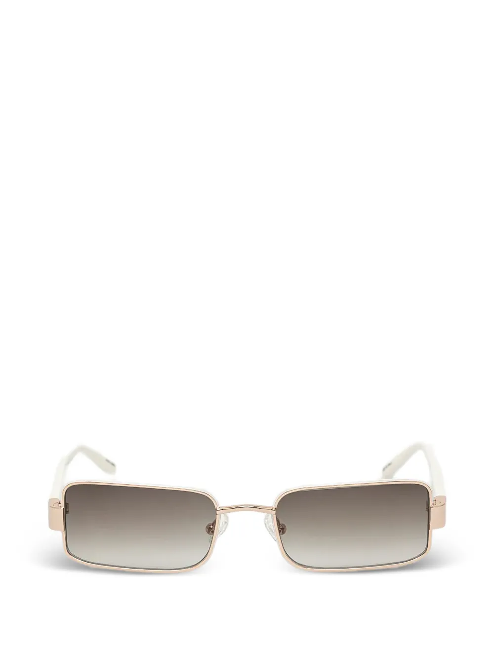 Linda Farrow Magda rectangle-frame sunglasses - Oro