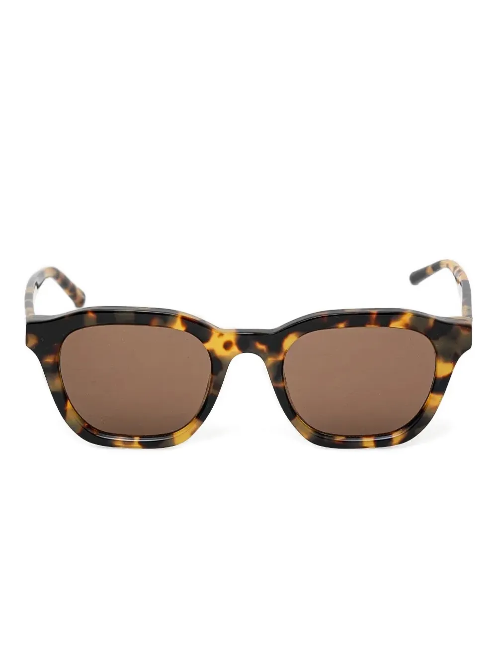 The Attico tortoiseshell rectangle sunglasses Bruin