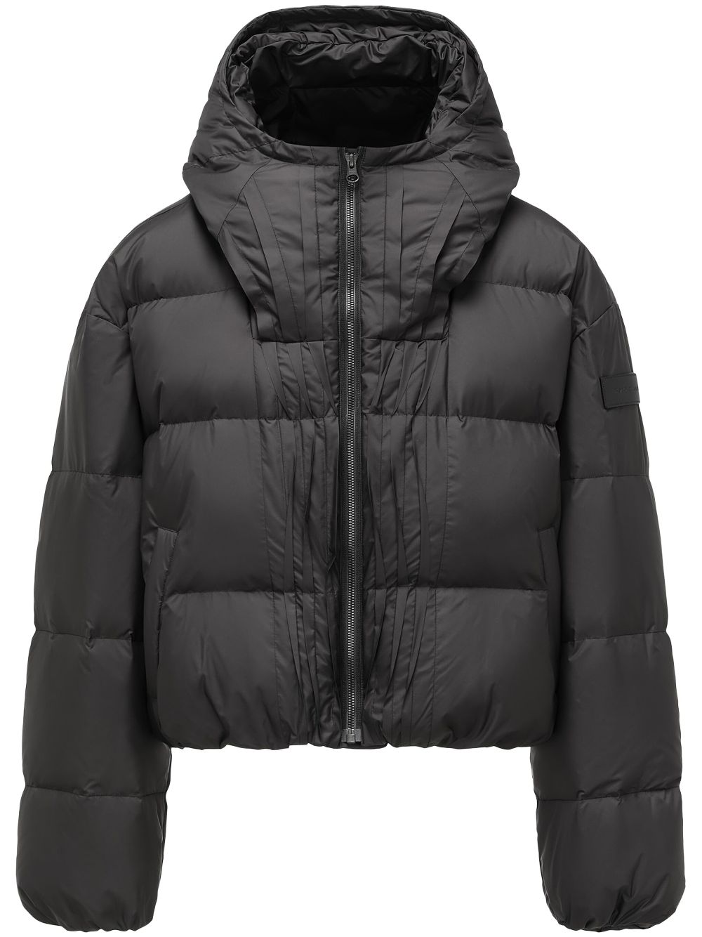 pleated puffer jacket