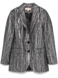 Michael Michael Kors metallic blazer - Black