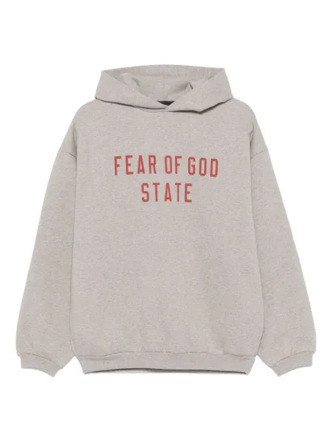 FEAR OF GOD ESSENTIALS KIDS hoodie texturizada