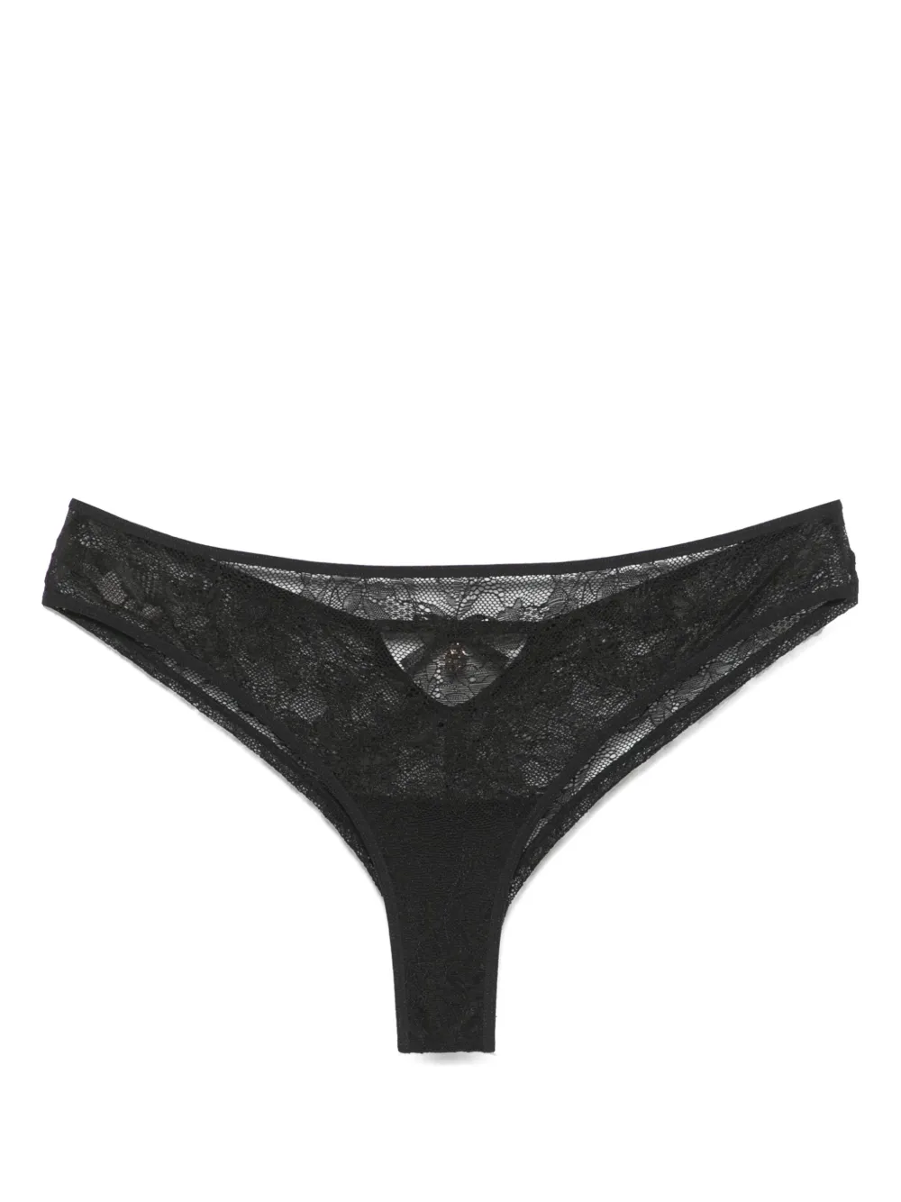 Marlies Dekkers String met print - Zwart