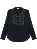 P.A.R.O.S.H. sequin-embellished shirt - Blue