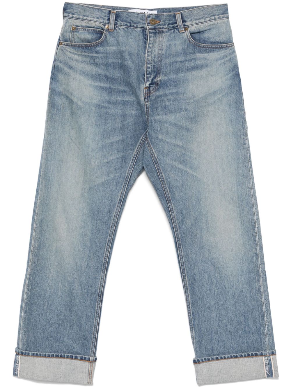 straight-leg jeans