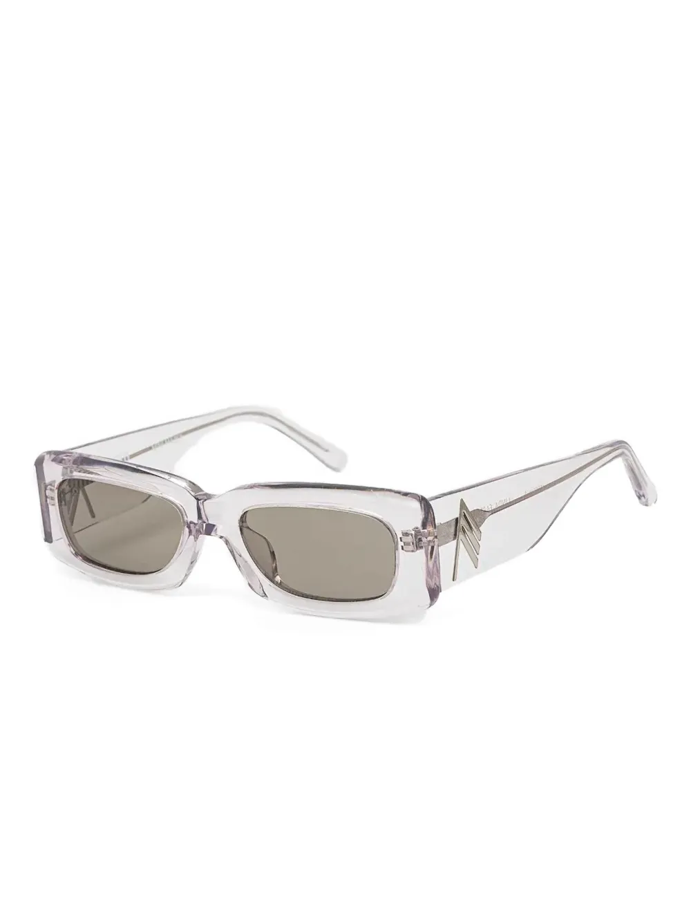 The Attico x Linda Farrow Marfa sunglasses - Wit