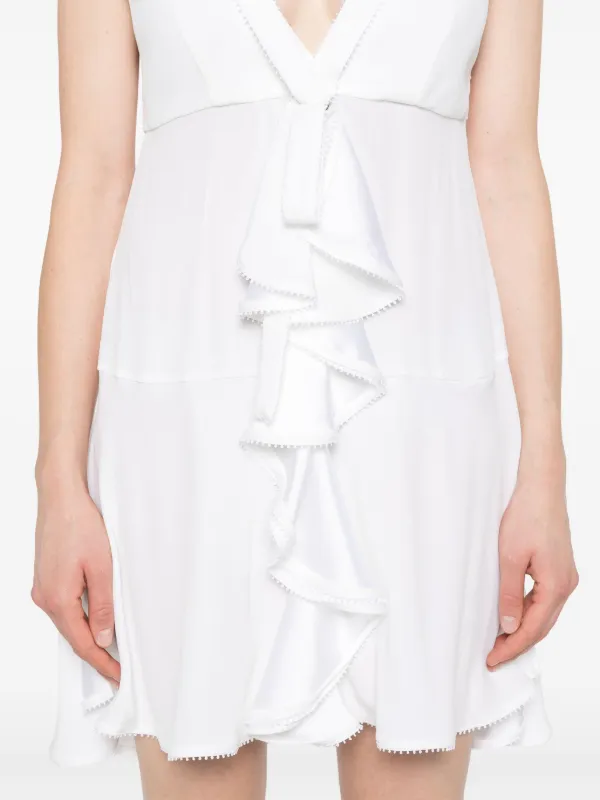ワンピース GIOVANNI BEDIN Ruffle dress Giovanni Bedin ruffle-detail Mini Dress | White | FARFETCH