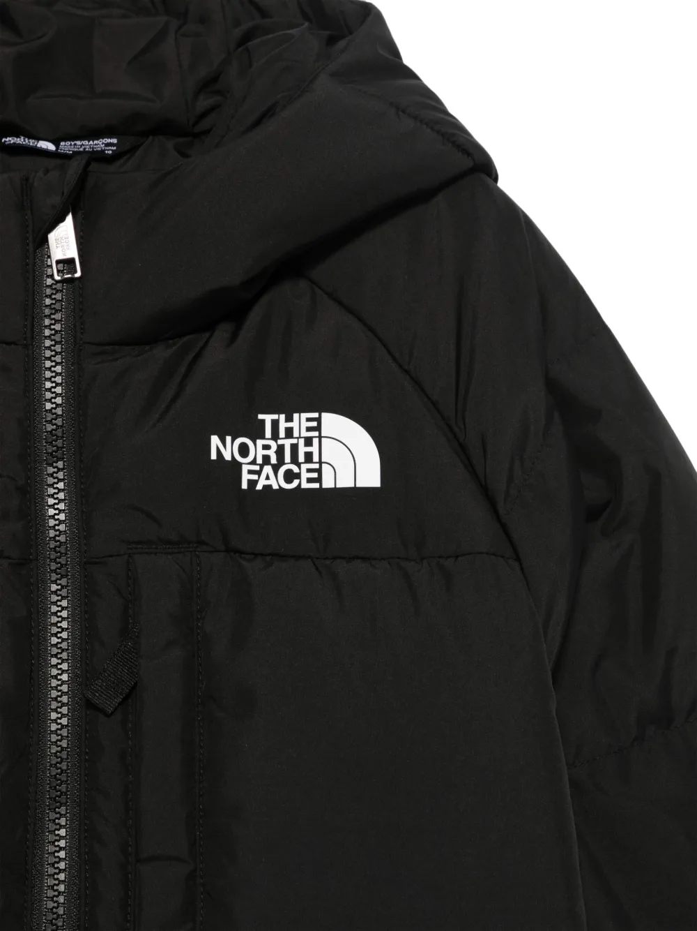 The North Face Kids Donsjack met capuchon Zwart