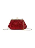 Abel & Lula sequinned shoulder bag - Red