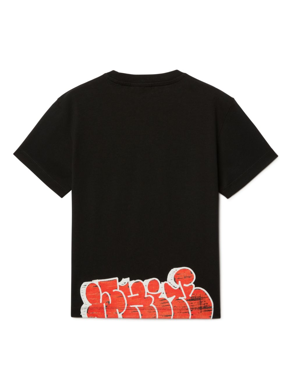 Off-White Kids Graffiti Type T-shirt - Black