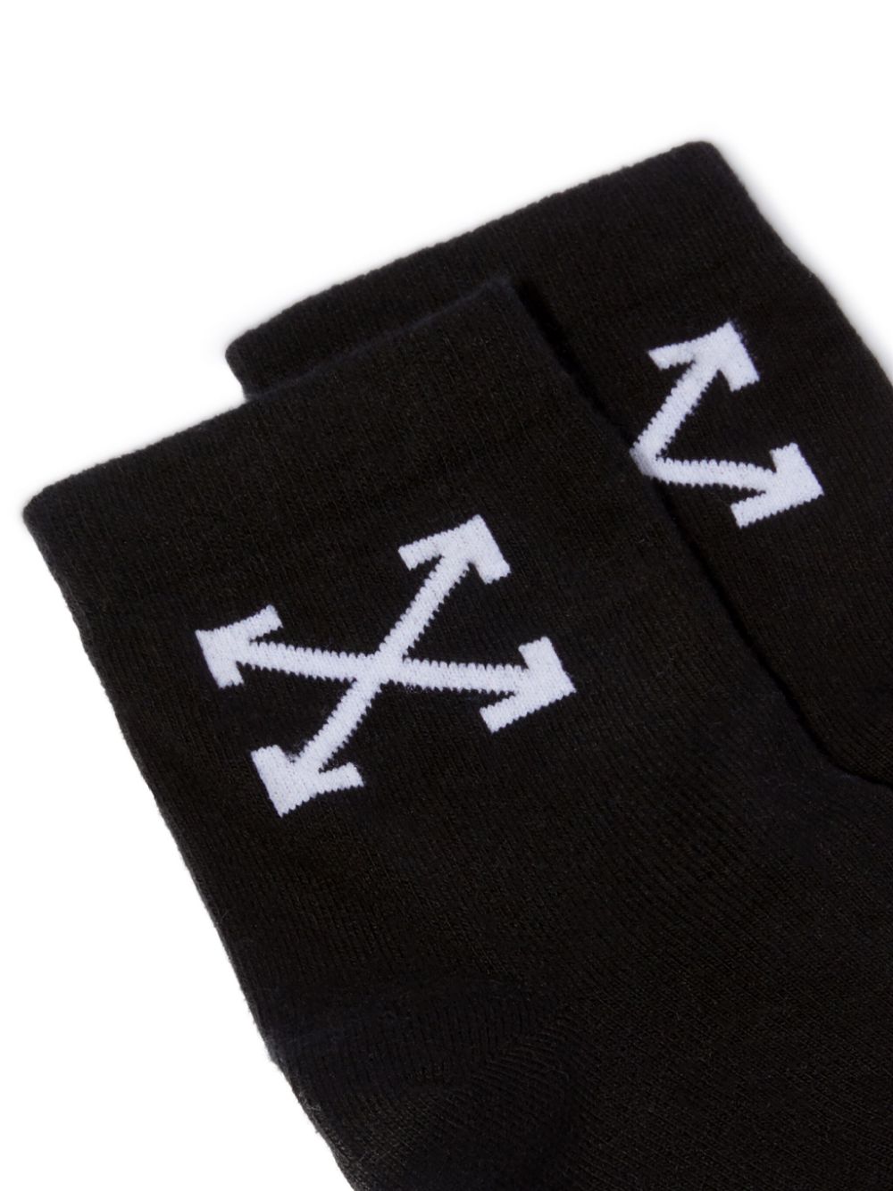 Off-White Kids Arrow mid high socks - Black