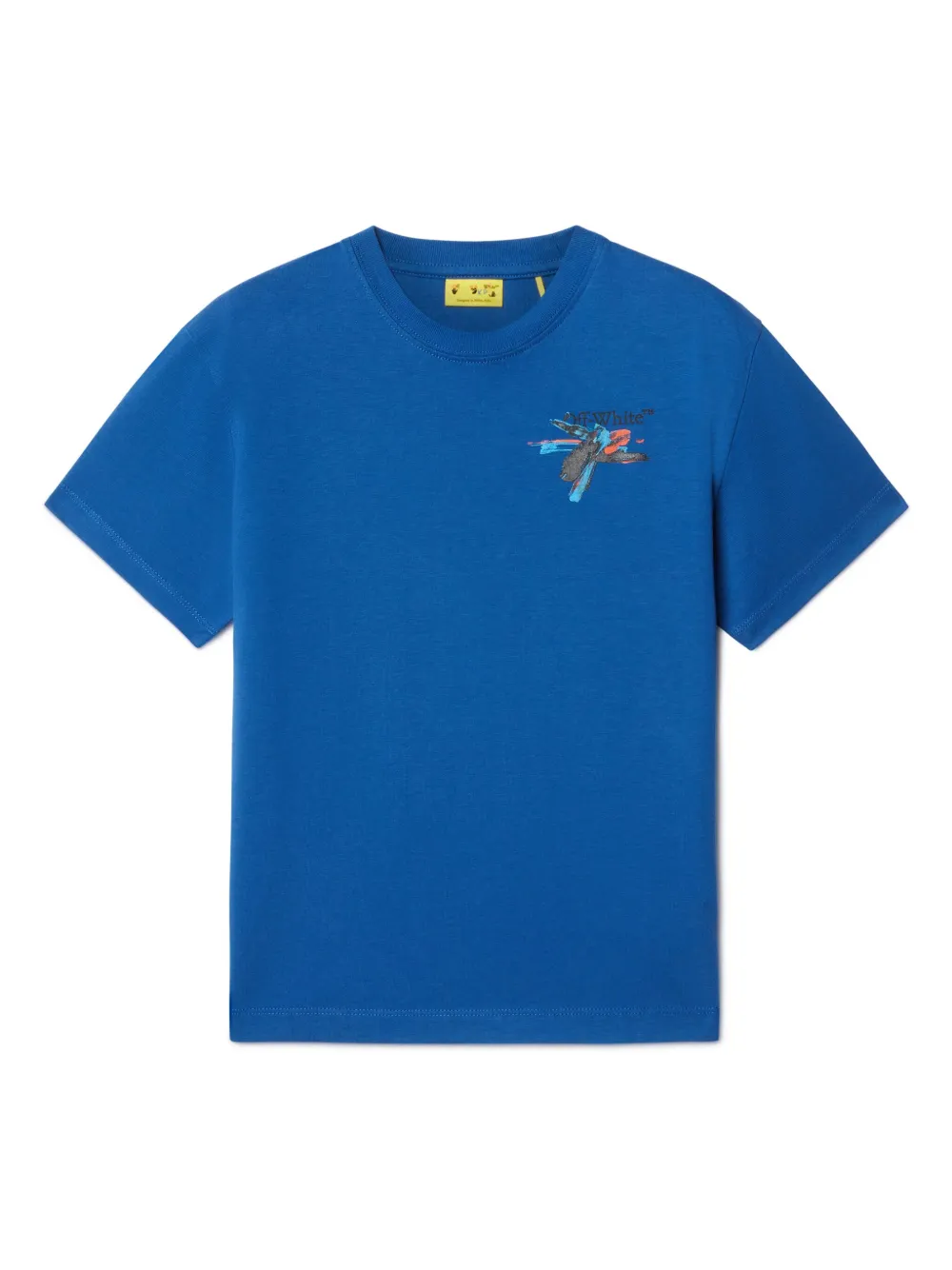 Off-White Kids ロゴ Tシャツ - ブルー Off-White Kids ロゴ Tシャツ - ブルー