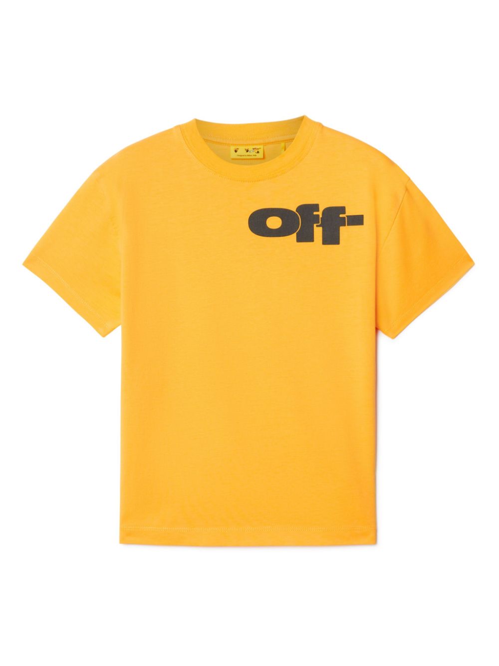 Off-White Kids Type Graphic T-shirt - Yellow