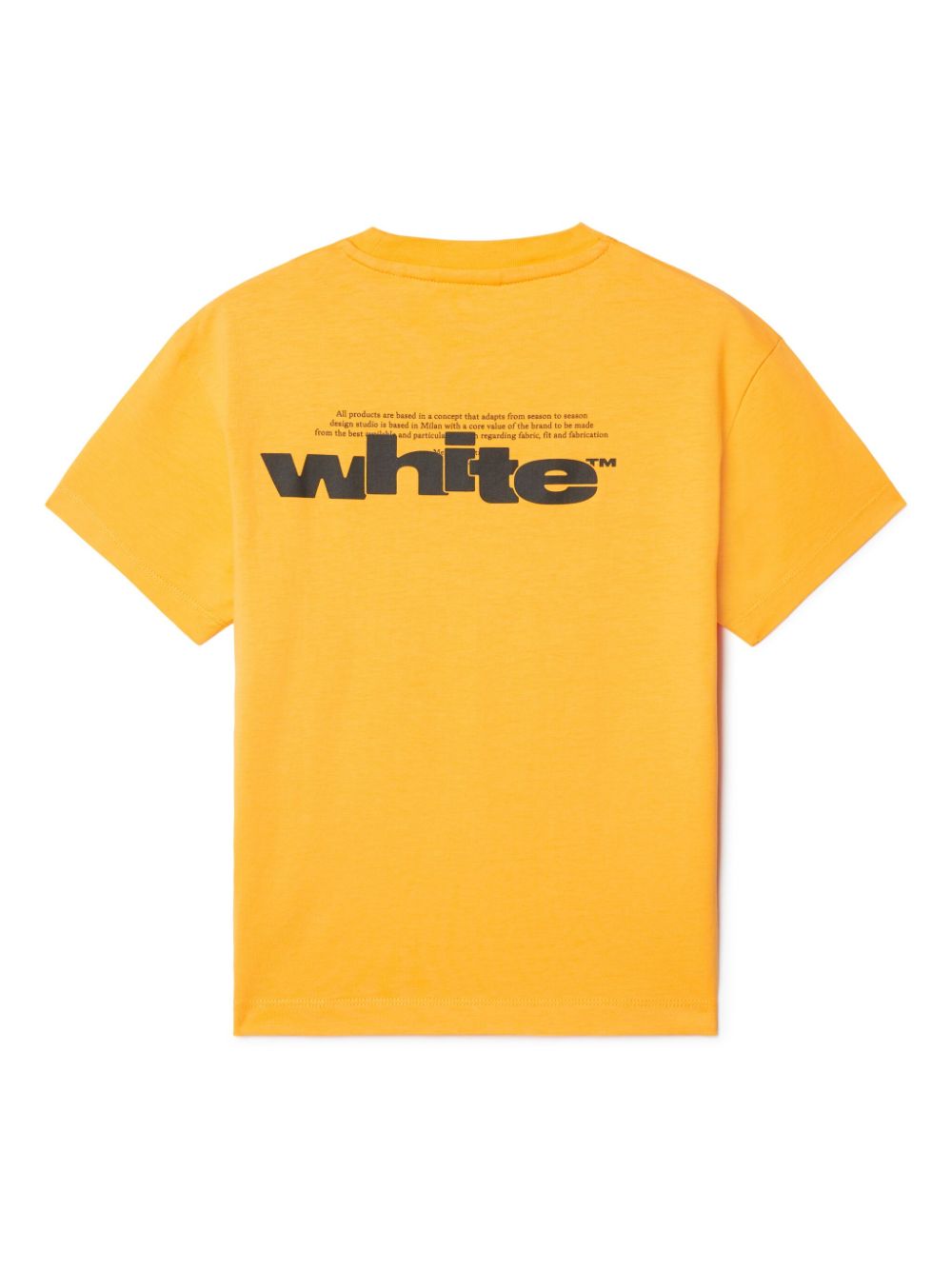 Off-White Kids Type Graphic T-shirt - Yellow