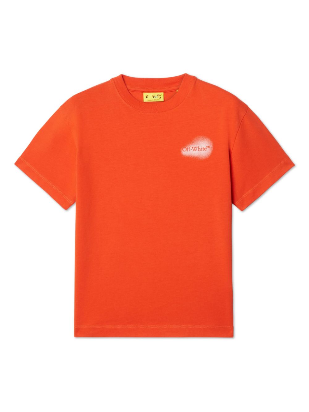 Off-White Kids Arrow Spray T-shirt - Orange