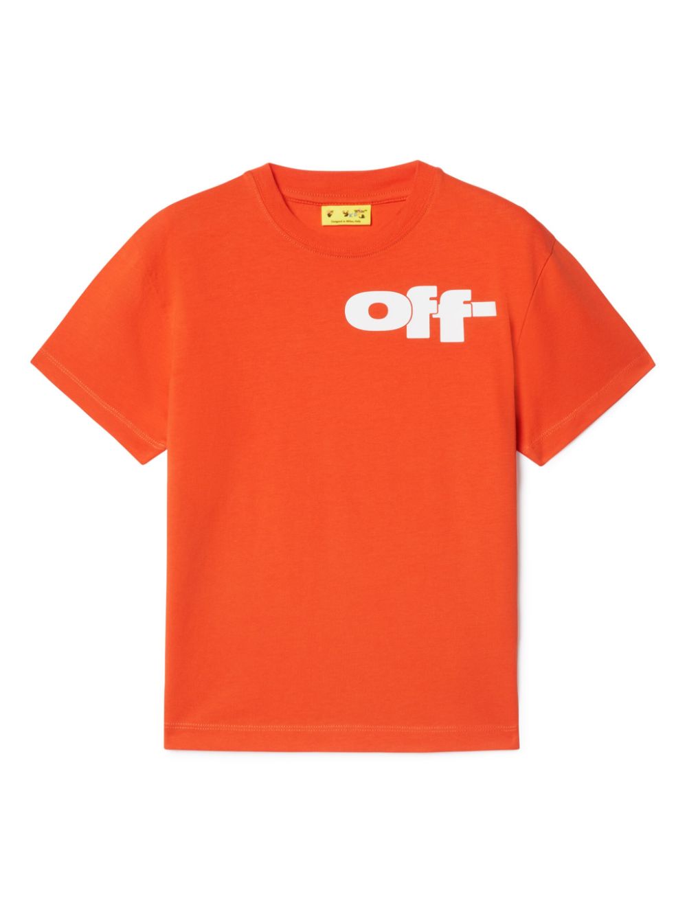 Off-White Kids Type Graphic T-shirt - Orange