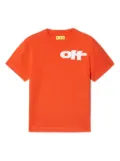 Off-White Kids Type Graphic T-shirt - Orange