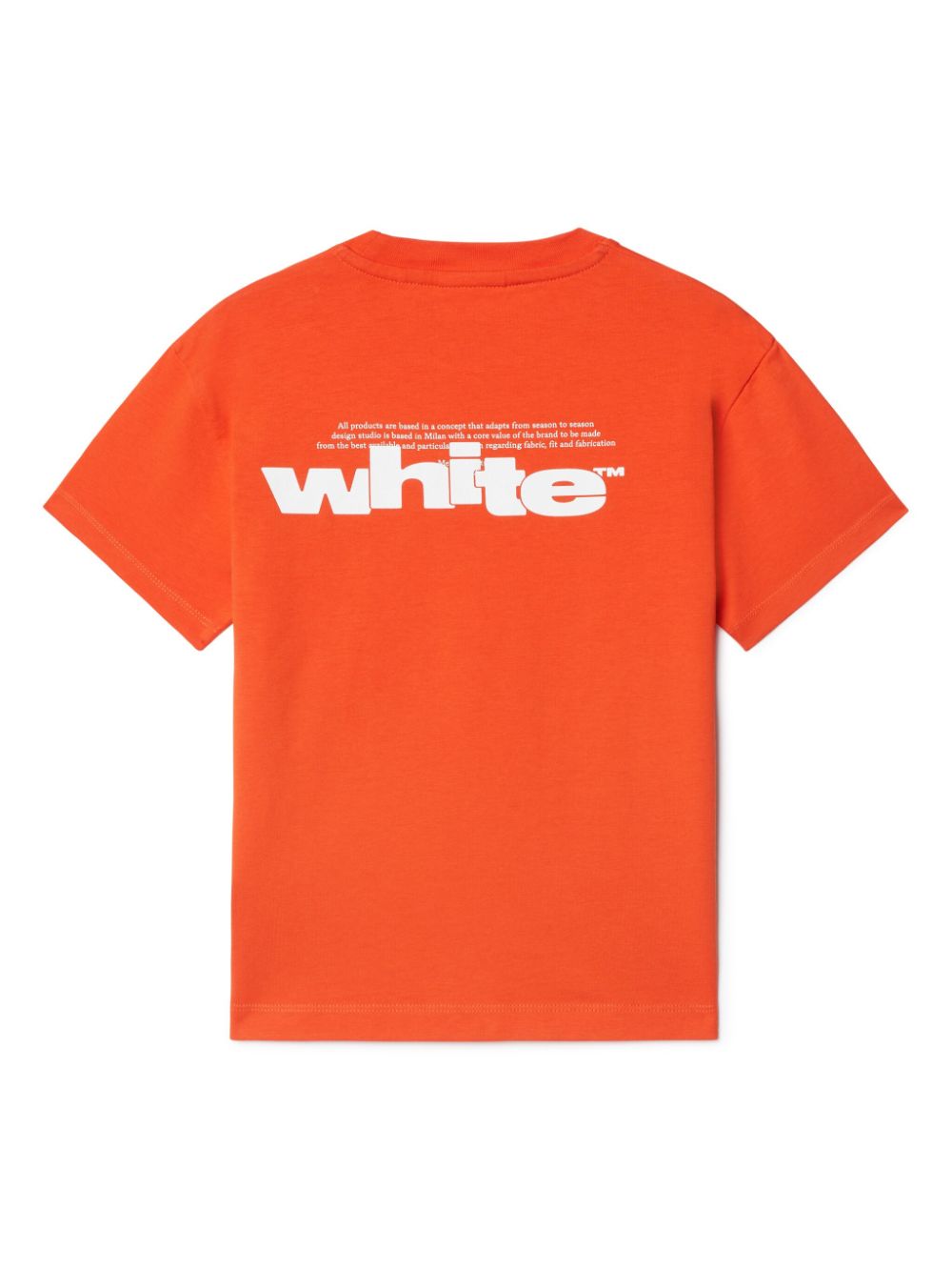 Off-White Kids Type Graphic T-shirt - Orange