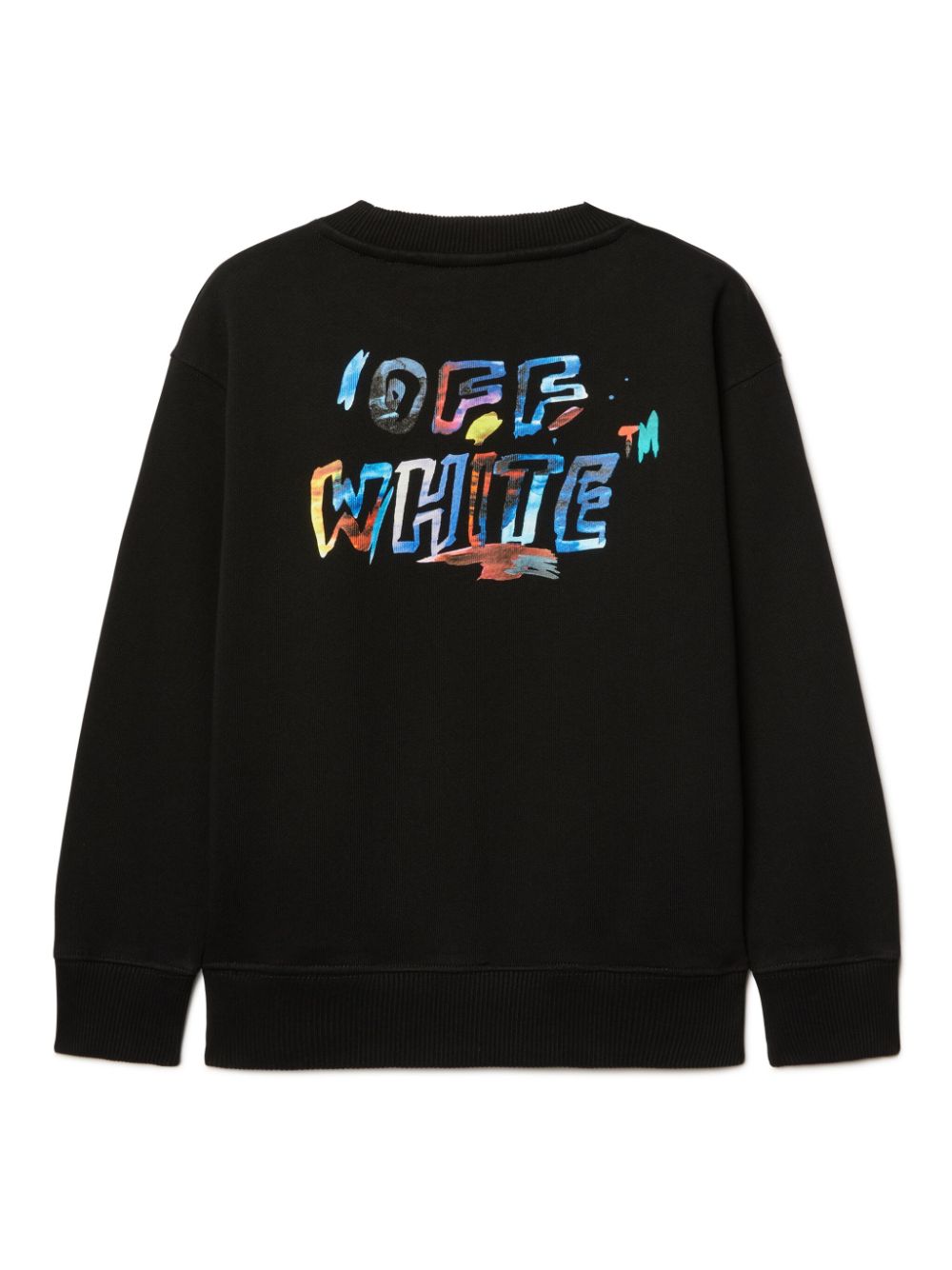 Off-White Kids Watercolor sweatshirt - Black