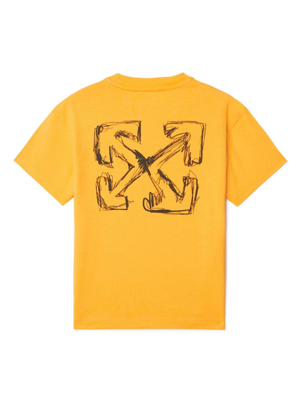 Off-White Kids Arrow Sketch T-shirt - Yellow