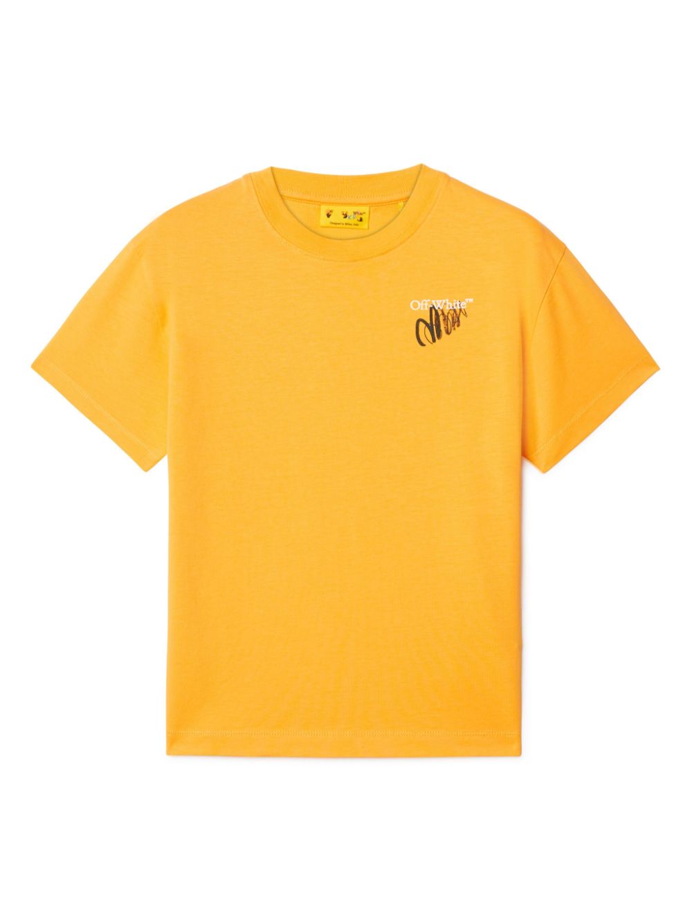 Off-White Kids Arrow Sketch T-shirt - Yellow