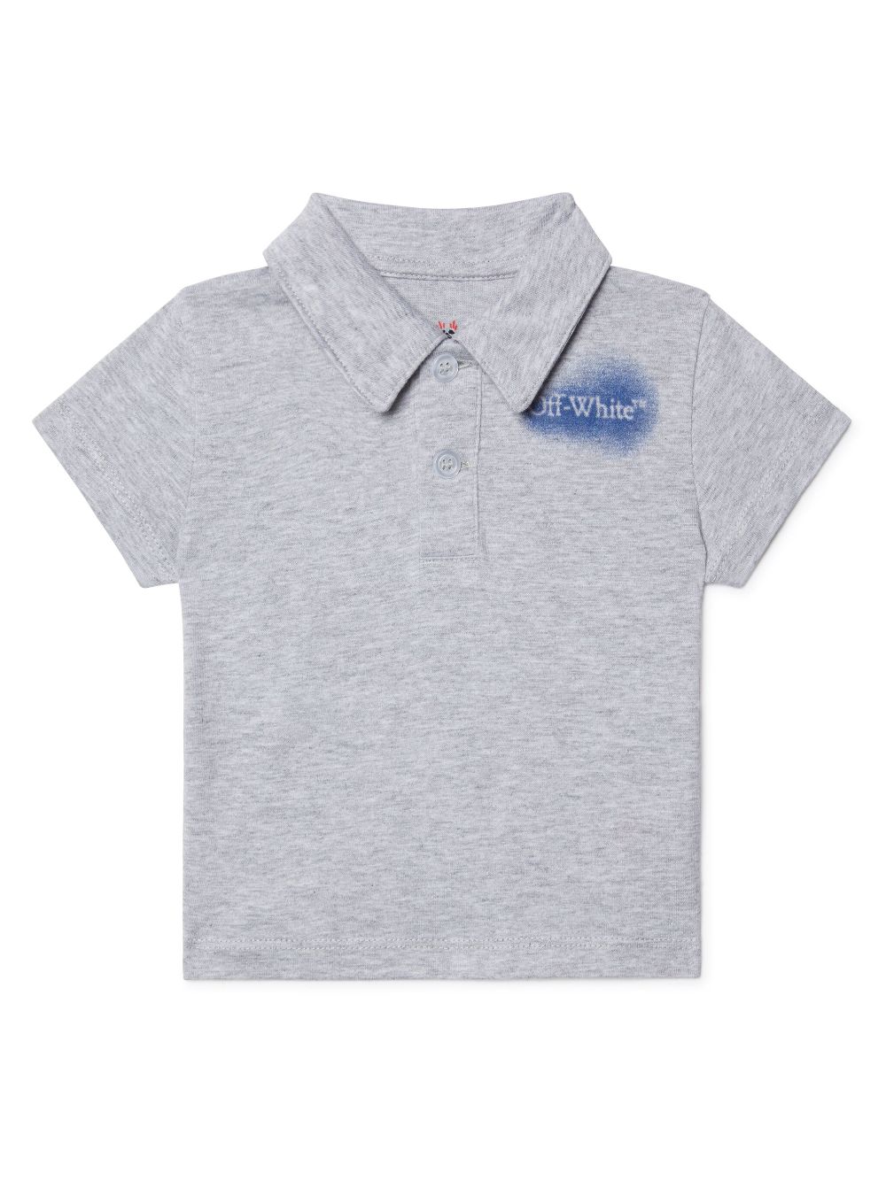 Off-White Kids Arrow-spray polo shirt - Grey