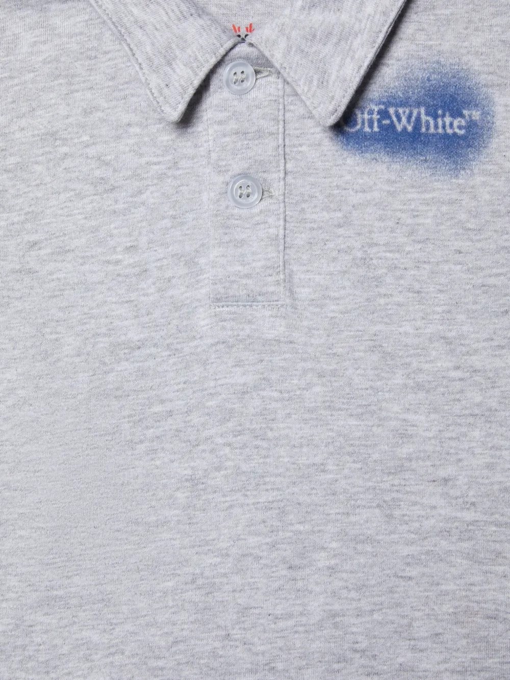 Off-White Kids Poloshirt met Arrow print Grijs
