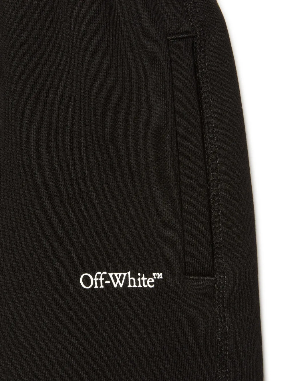 Off-White Kids Bookish shorts Zwart