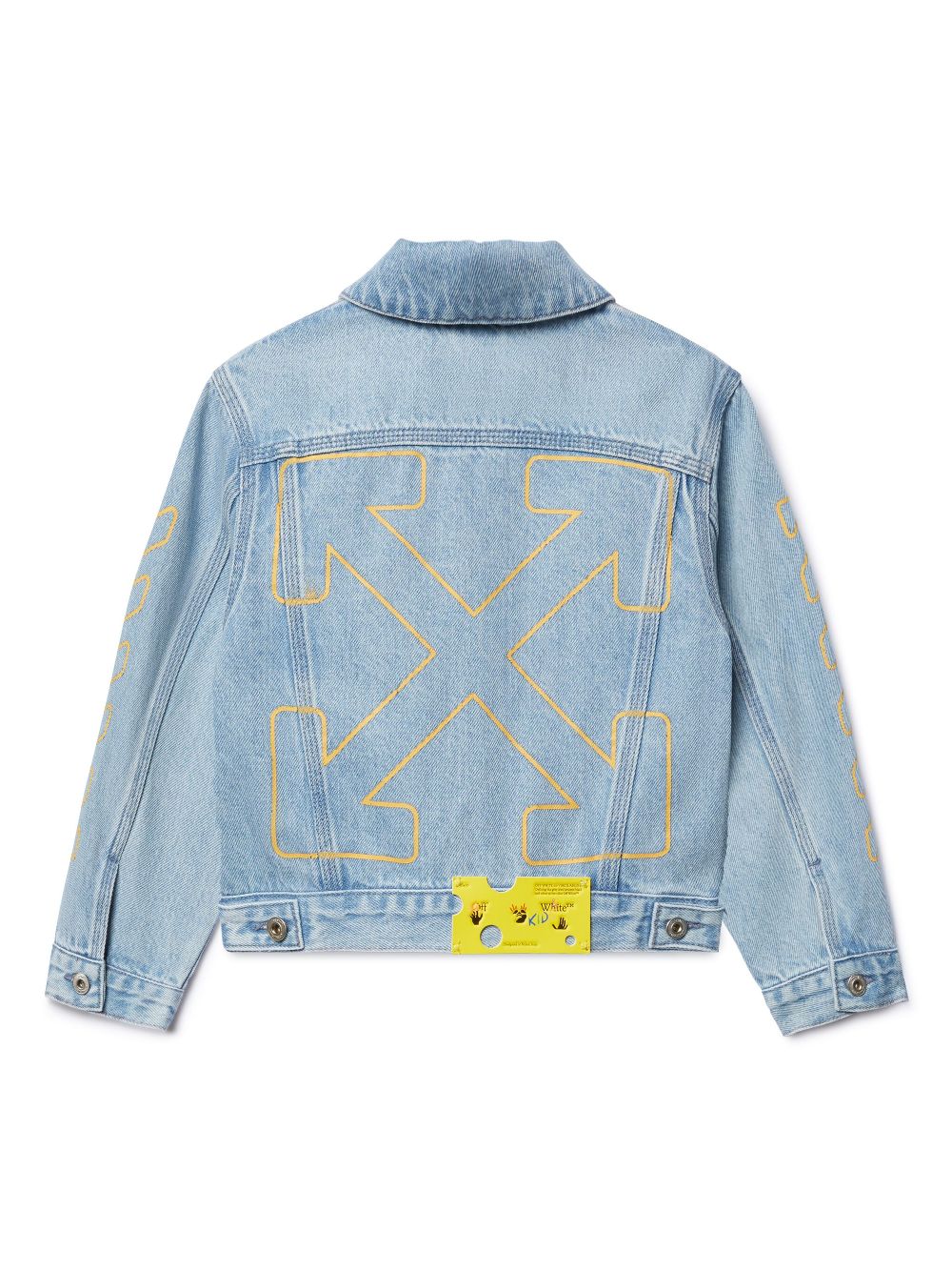 Off-White Kids Bookish denim jacket - Blue