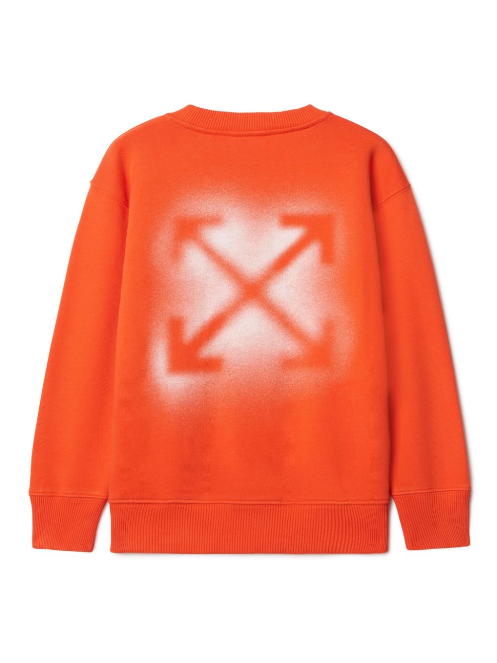 Off-White Kids Arrow Spray sweater Oranje