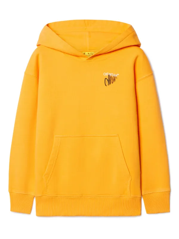 Off-White Kids Arrow Sketch パーカー | イエロー | FARFETCH JP