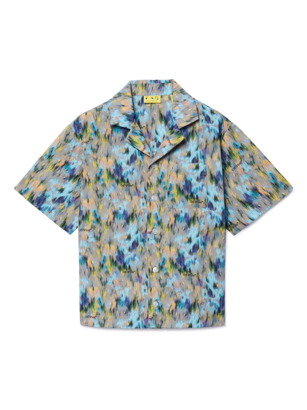 Off-White Kids Watercolor shirt - Blue