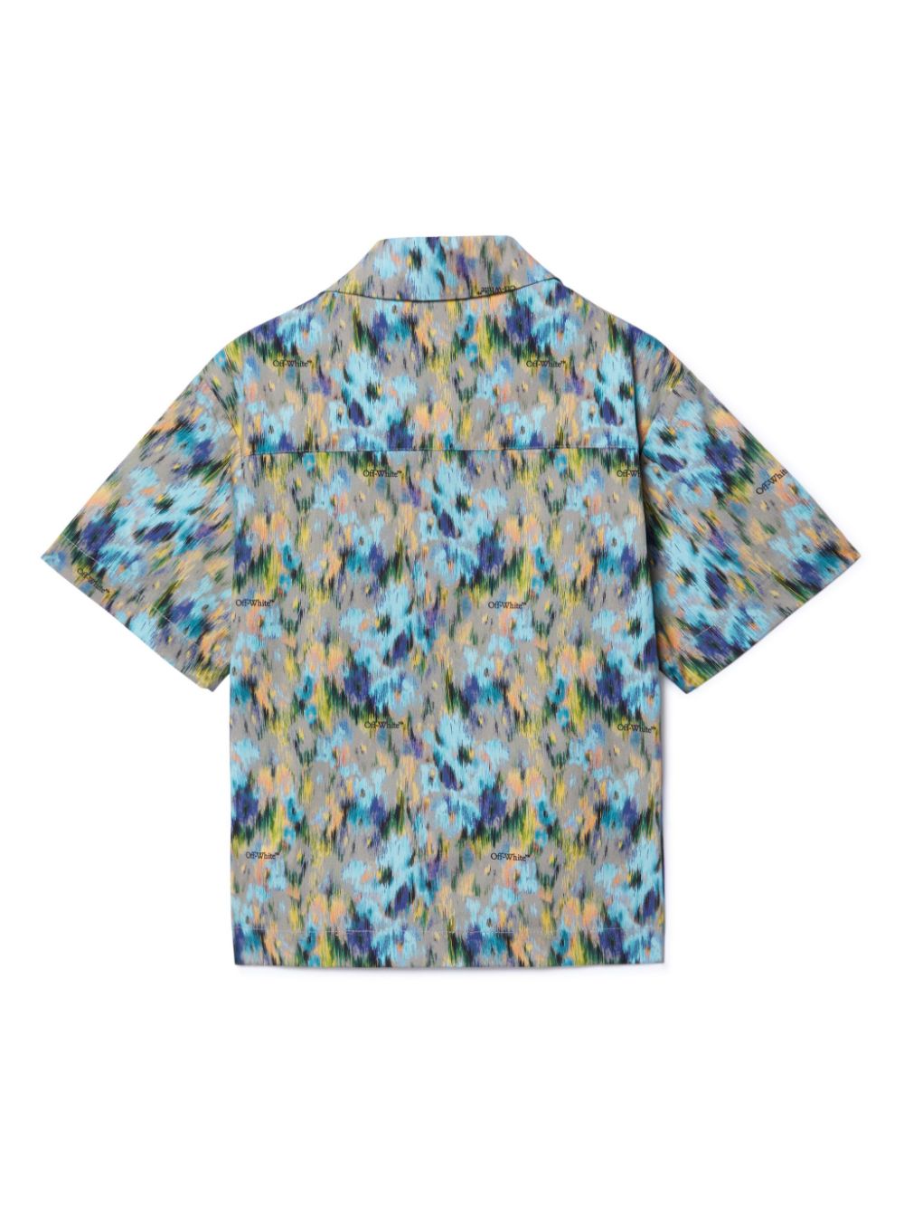 Off-White Kids Watercolor shirt - Blue