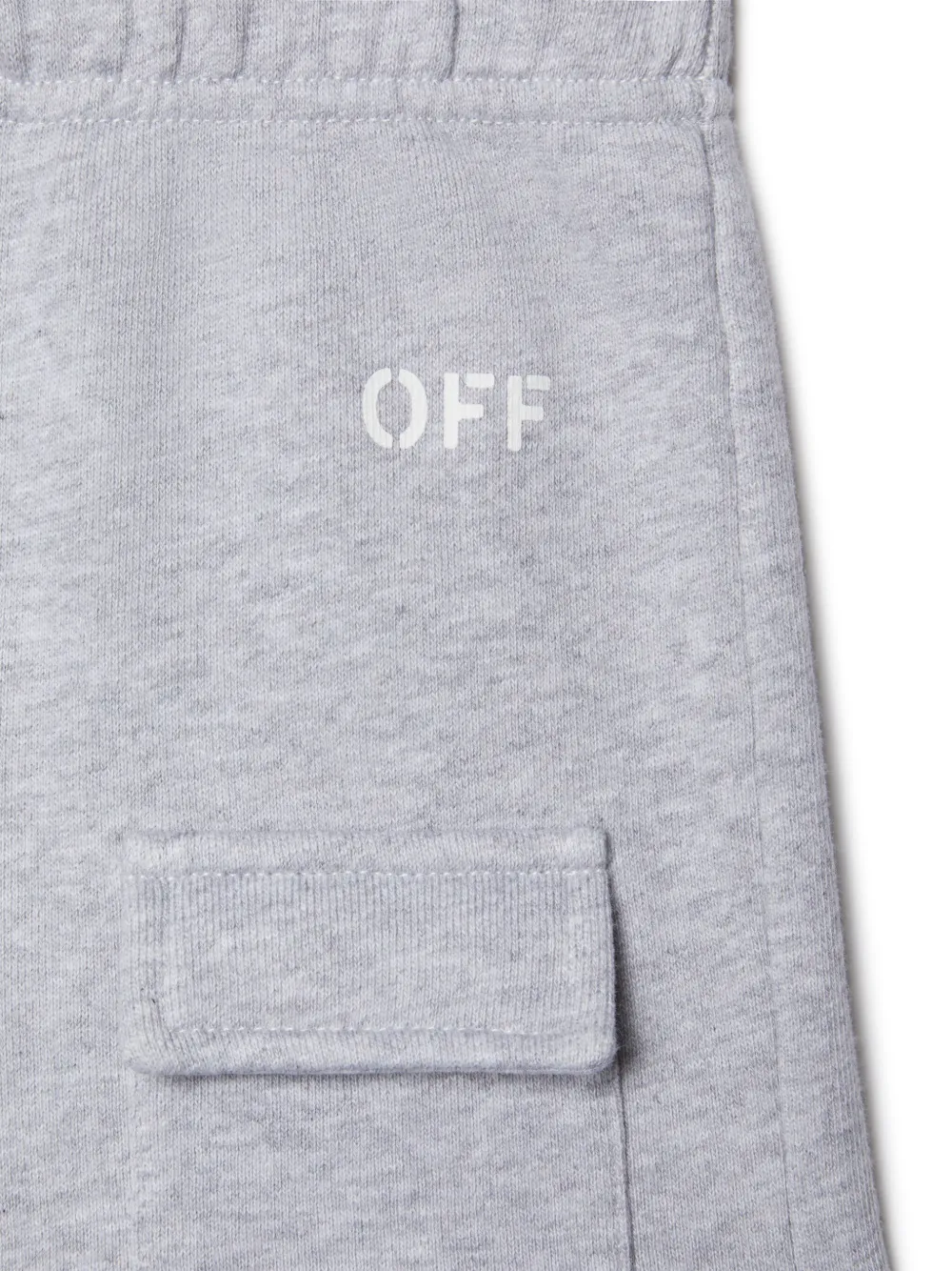 Off-White Kids Shorts met logo Grijs
