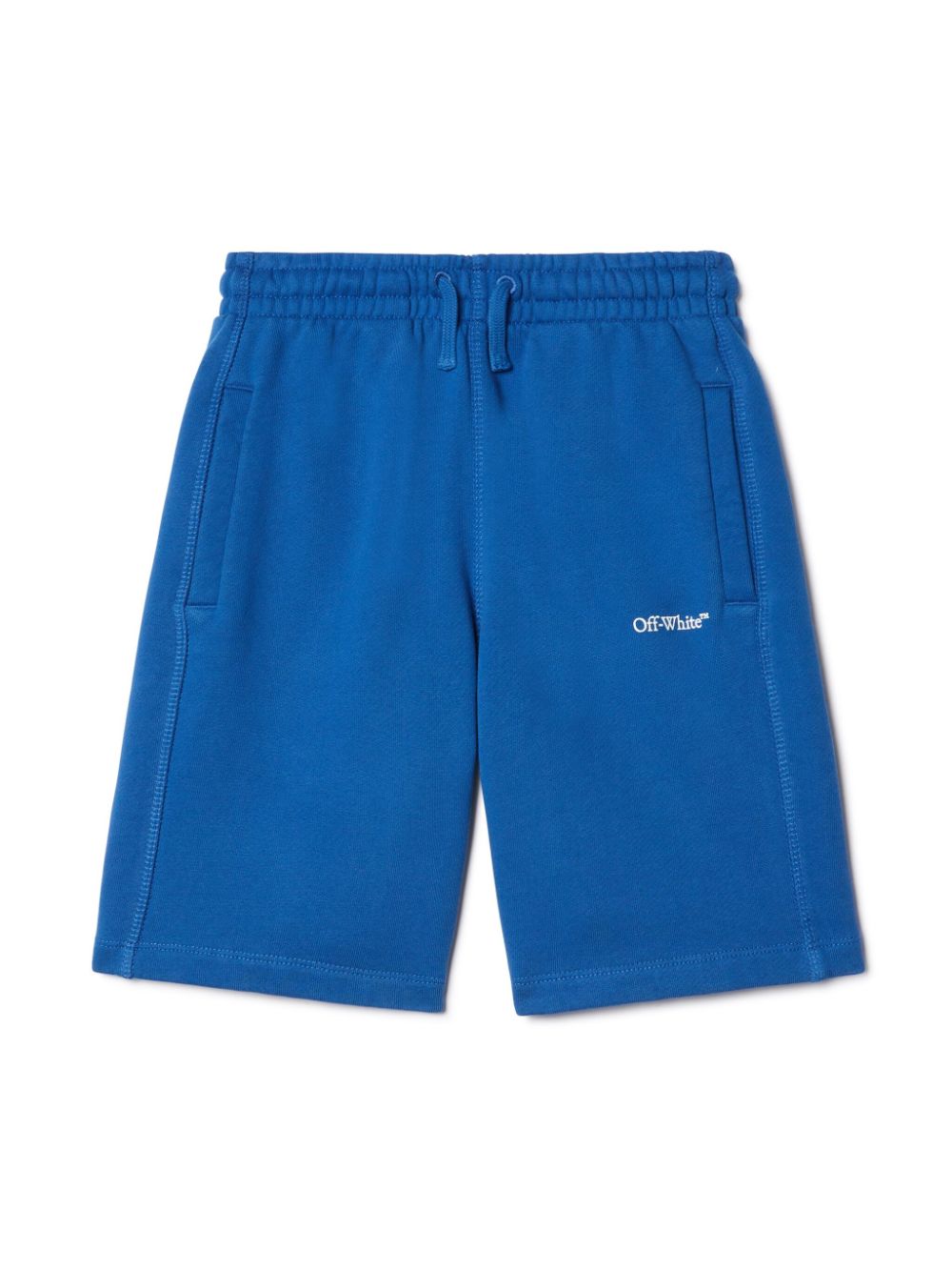 Off-White Kids Bookish shorts - Blue