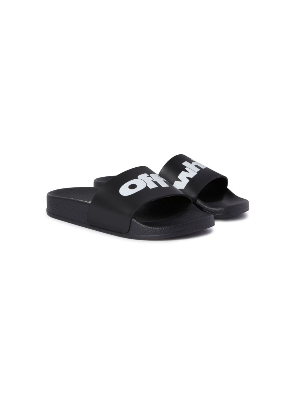 Off-White Kids Pool slides Black