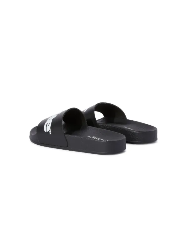 >> Off-White << POOL SLIDER BLACK レディース サンダル 黒 Off-White << POOL SLIDER BLACK レディース サンダル 黒 (Off