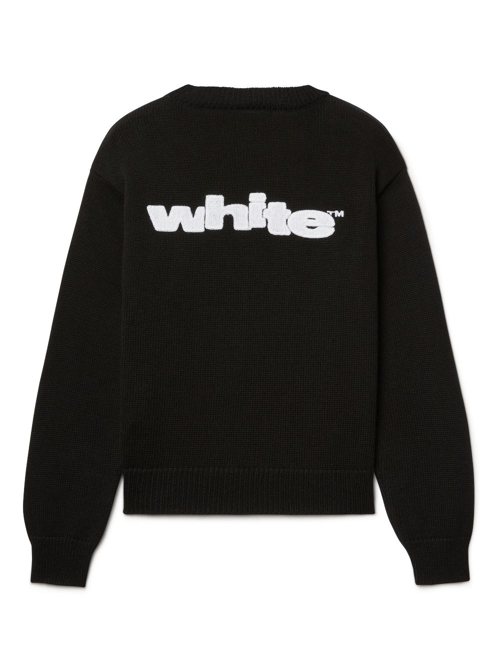 Off-White Kids logo sweater - Black