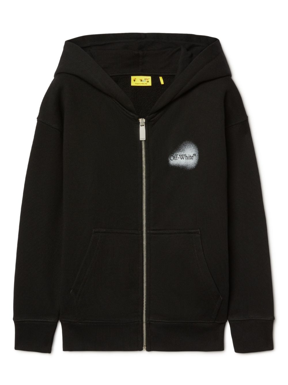 Off-White Kids Arrow Spray hoodie - Black