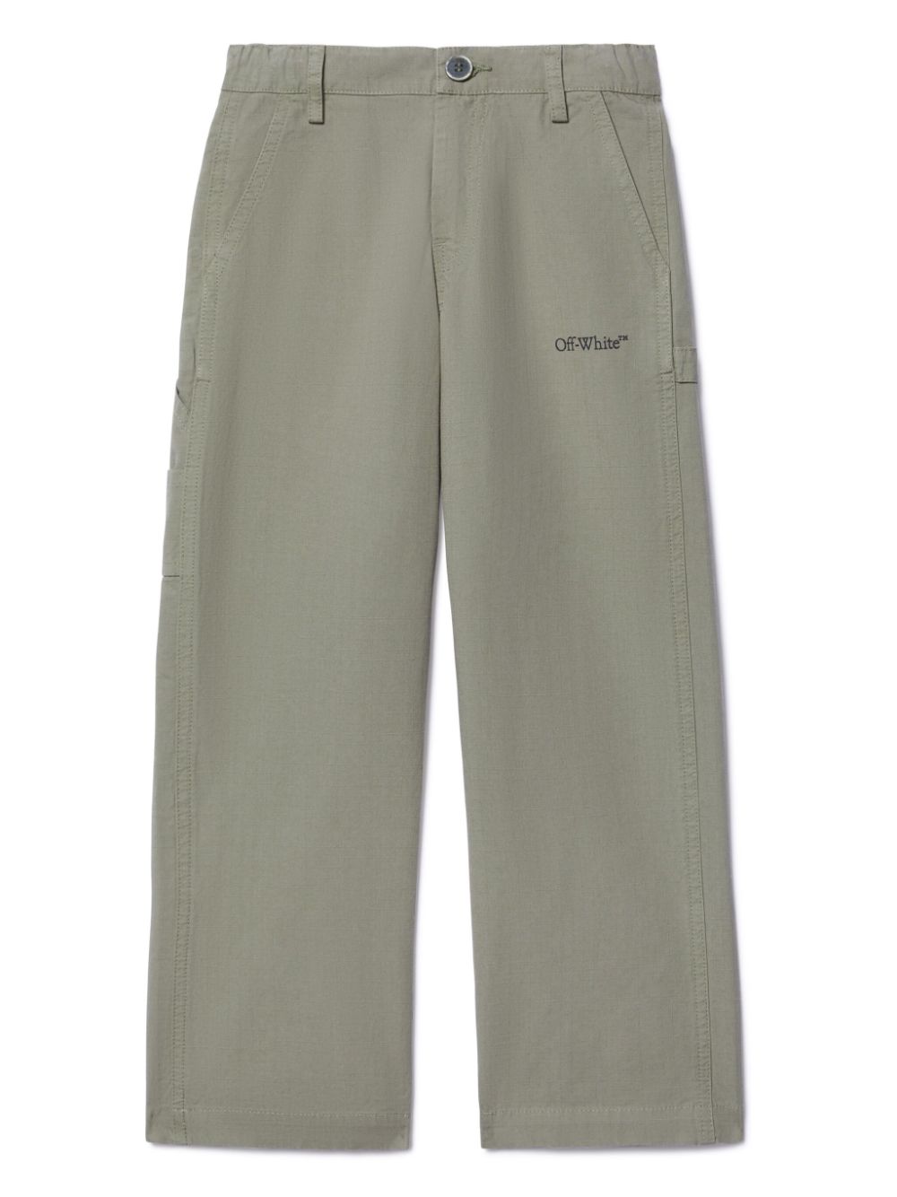 Off-White Kids Bookish trousers - Green