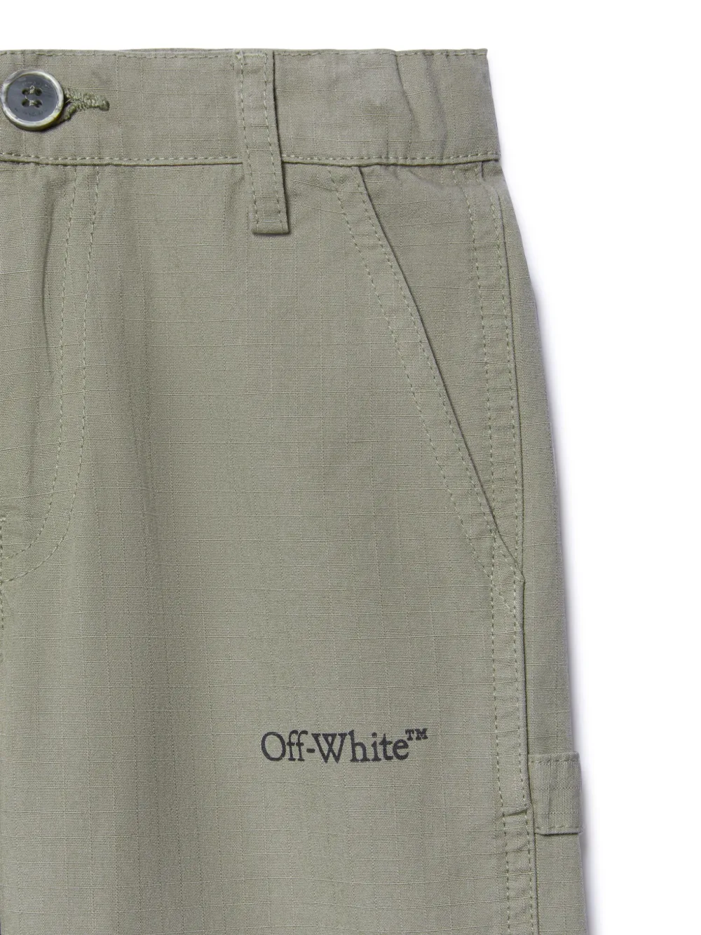 Off-White Kids Bookish broek Groen