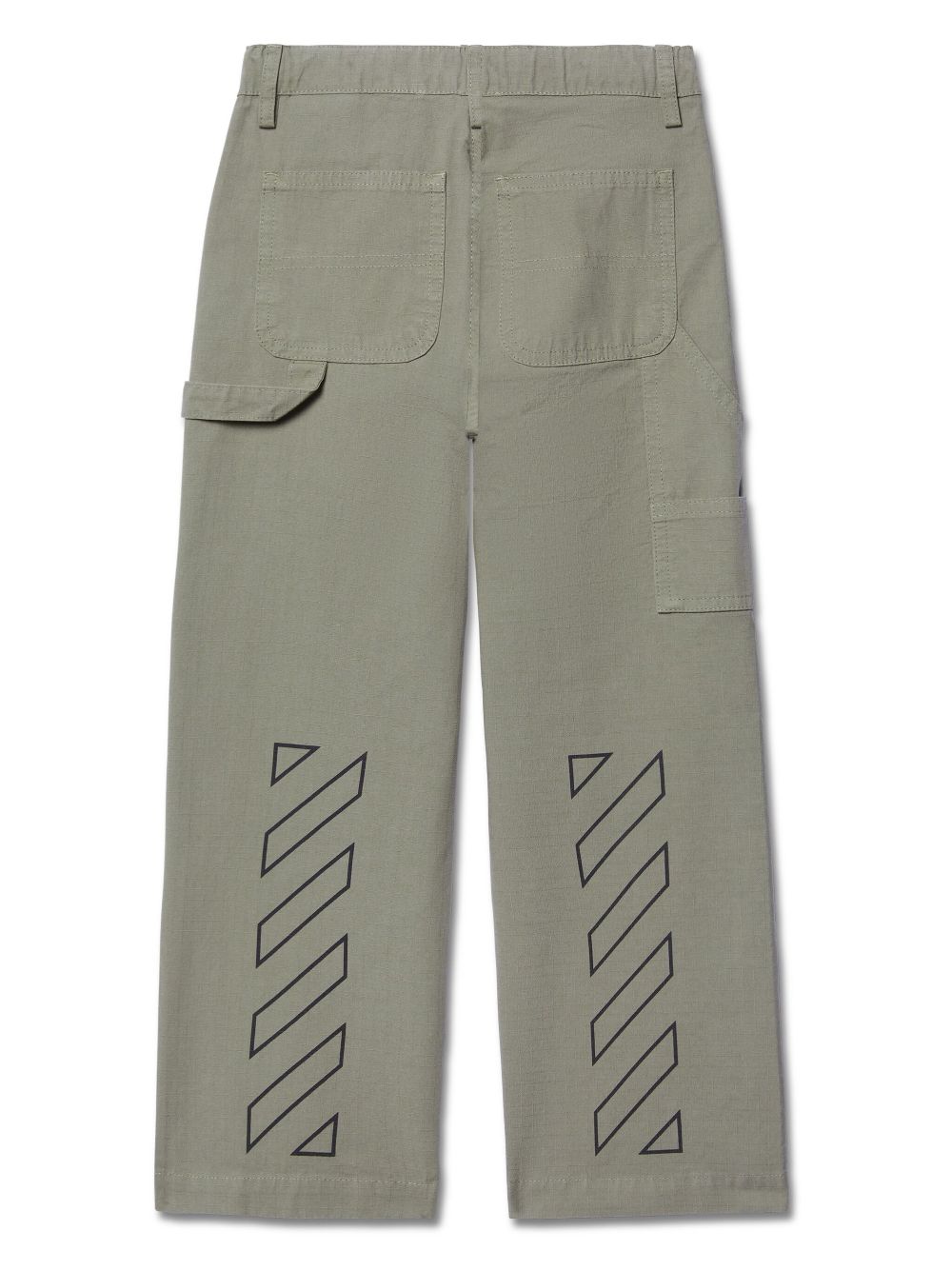 Off-White Kids Bookish trousers - Green