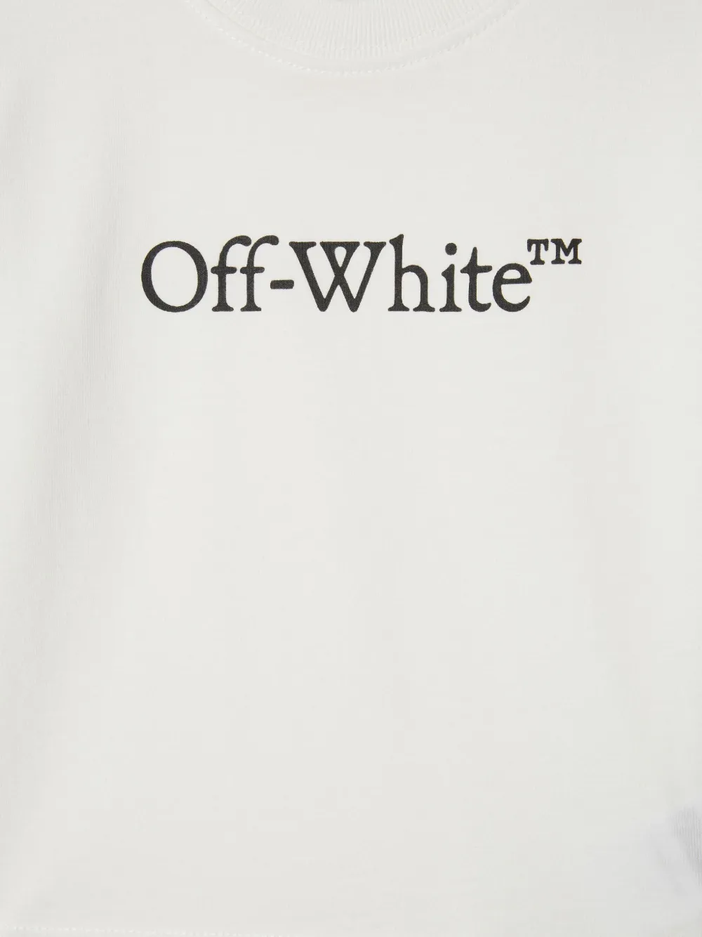 Off-White Kids Bookish T-shirt met lange mouwen Wit