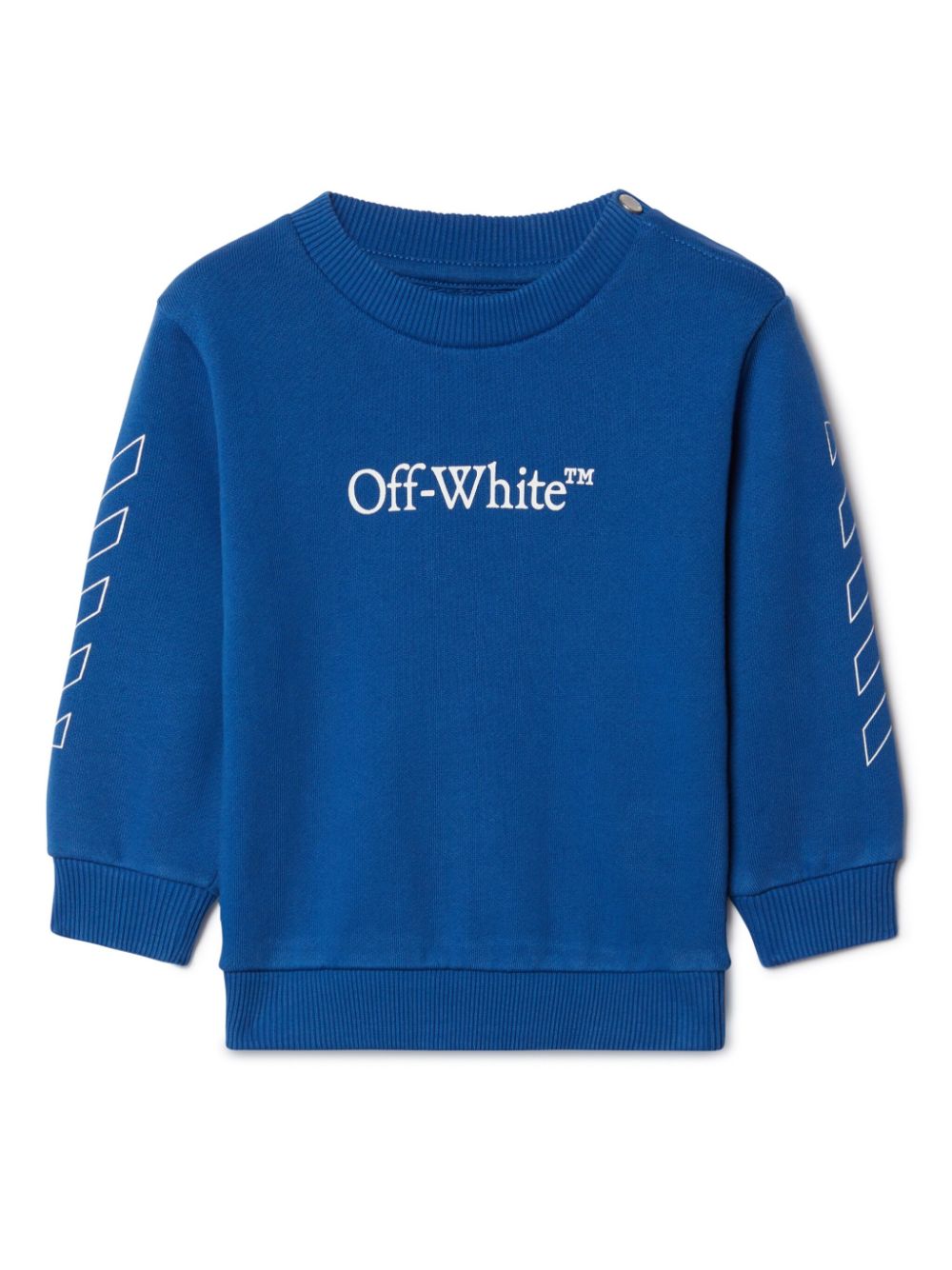 Off-White Kids Bookish Diag sweater - Blue