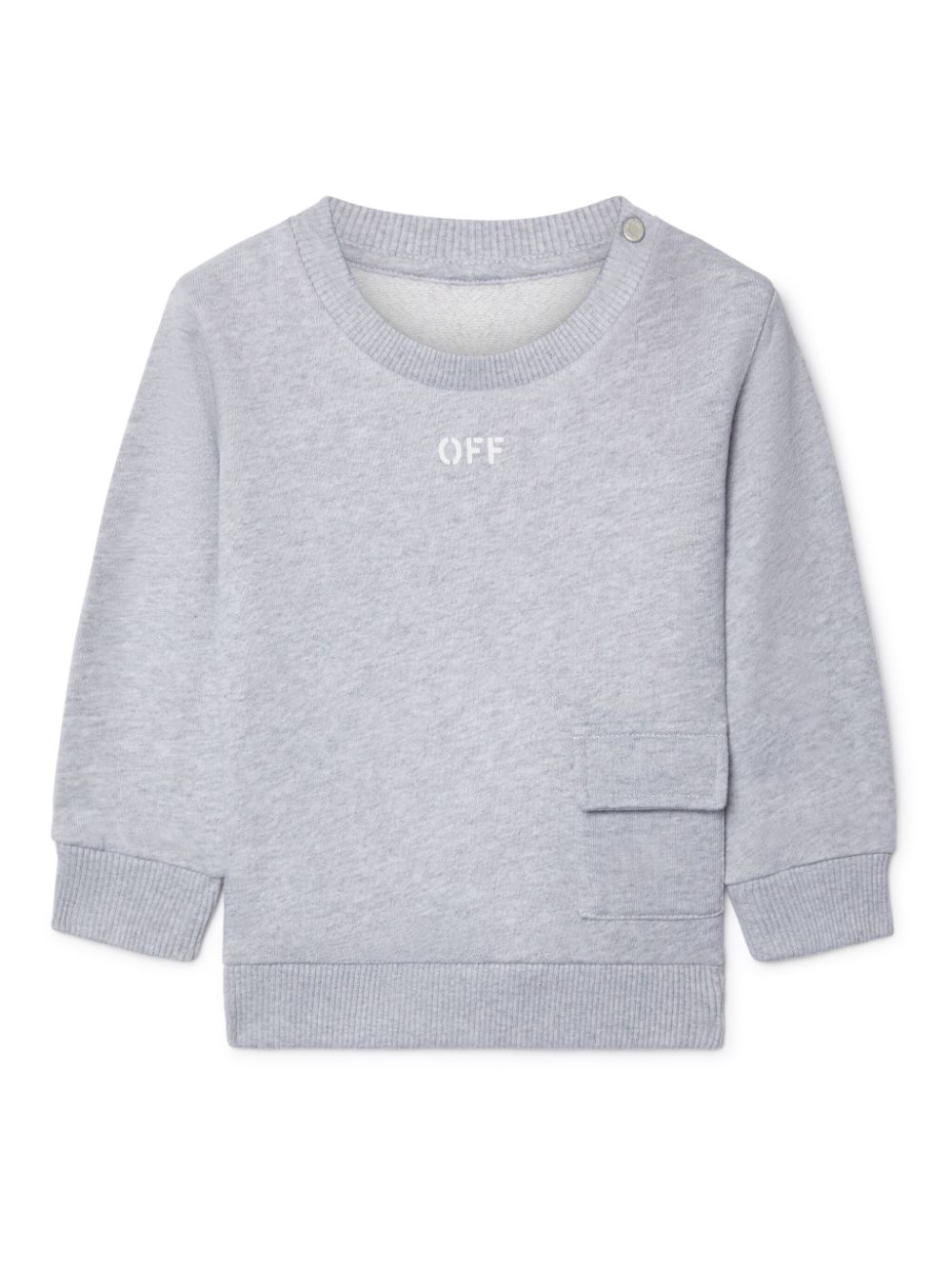 Off-White Kids Off Stamp sweatshirt - Grey