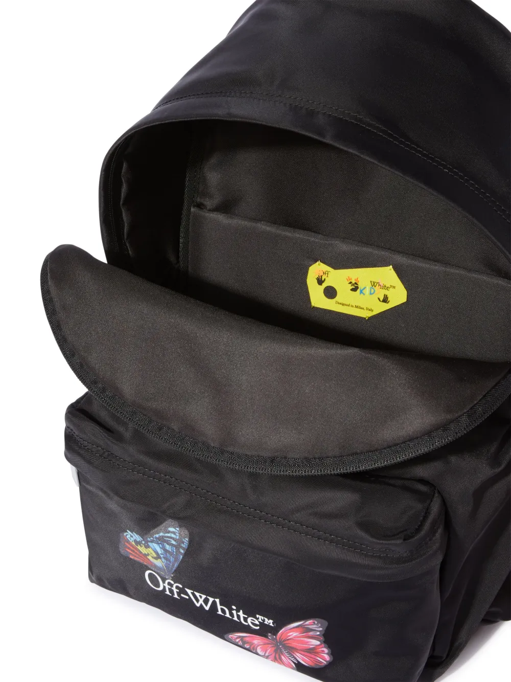 Off-White Kids Arrow Butterfly rugzak Zwart