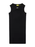 Off-White Kids Off-stamp ribbed dress - Black