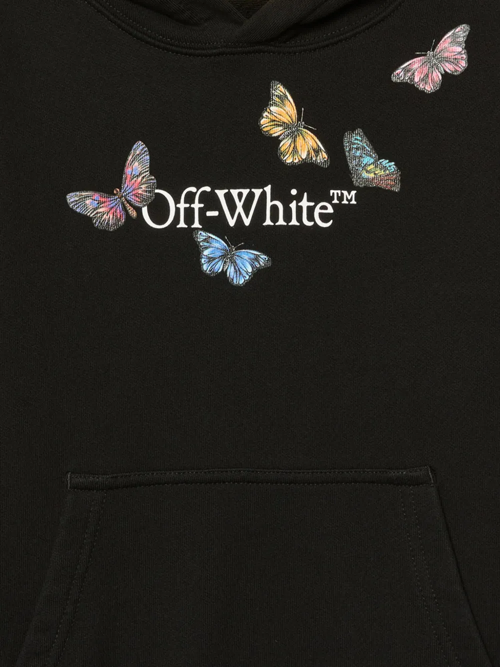 Off-White Kids Felpa Bookish Butterfly con cappuccio | Top | Image 3