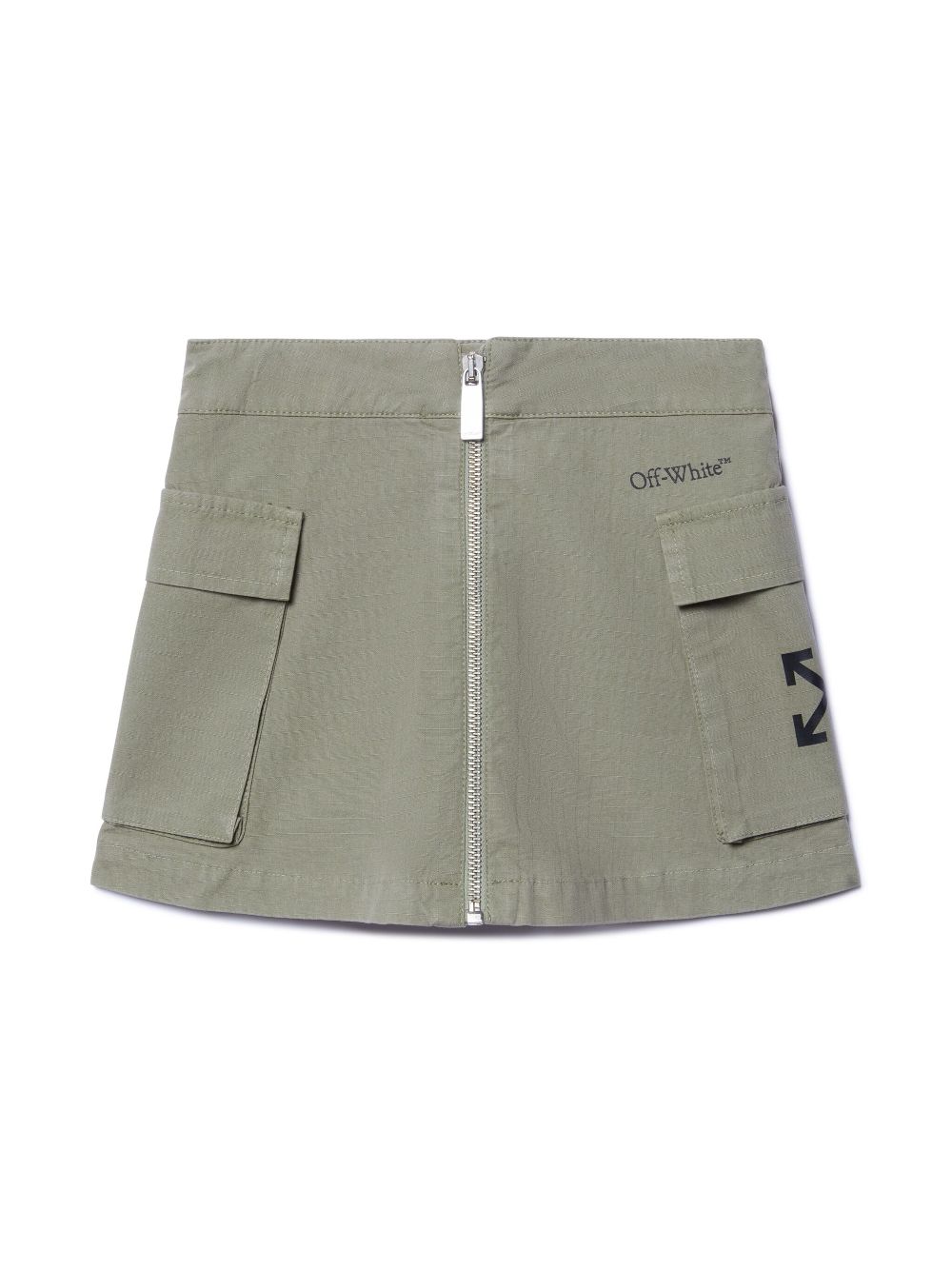 Off-White Kids Bookish cargo rok Groen