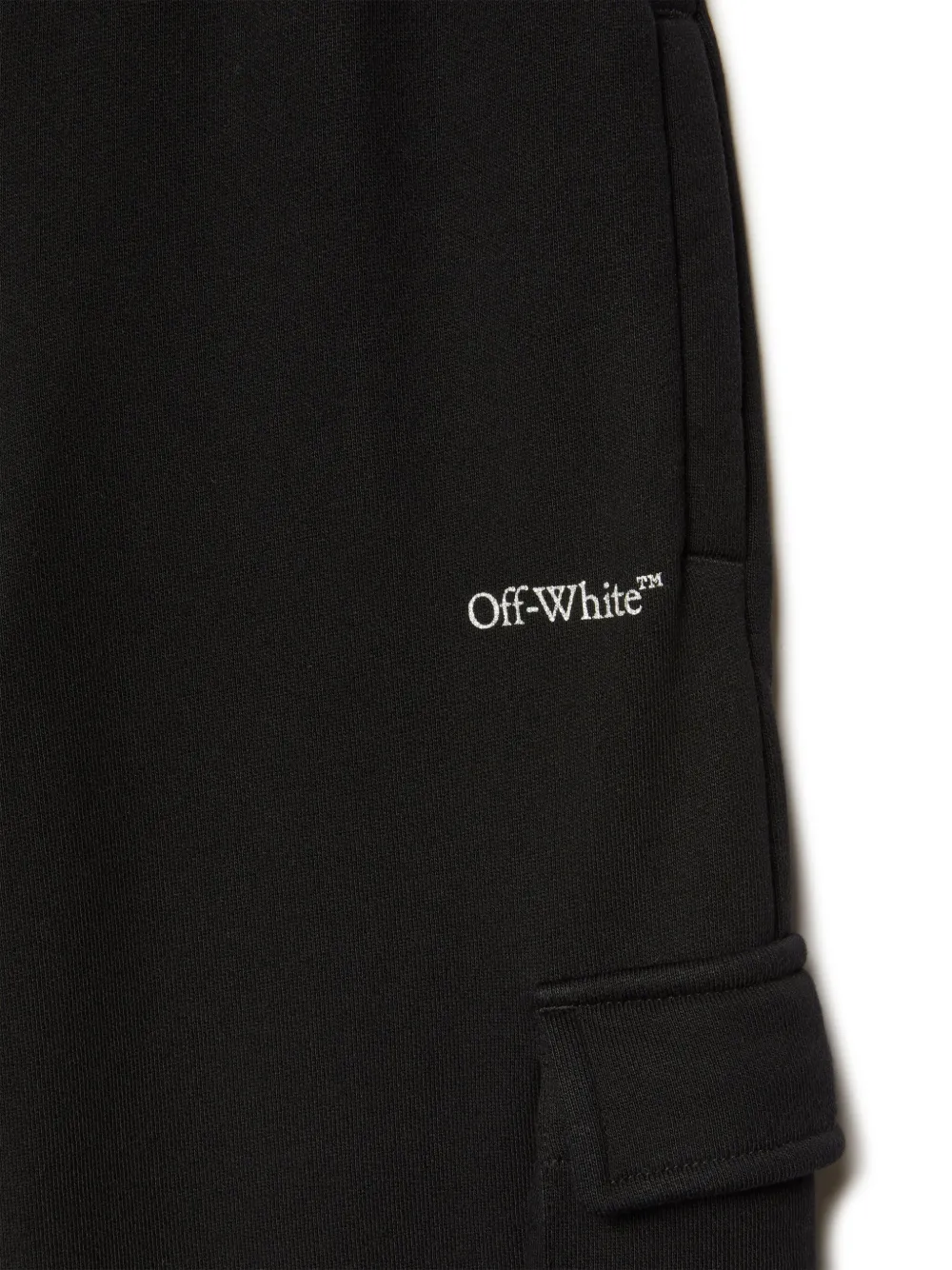 Off-White Kids Bookish cargo broek Zwart